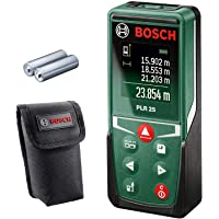 Bosch Home and Garden PLR 25 Medidor Láser a Distancia- 2 Pilas AAA 1.5 V